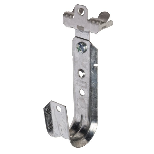 Winnie Industries 1 5/16in. J Hook with Angle Clip & Hammer on Flange 1/8in. to 1/4in., 100PK WJH21ACM24